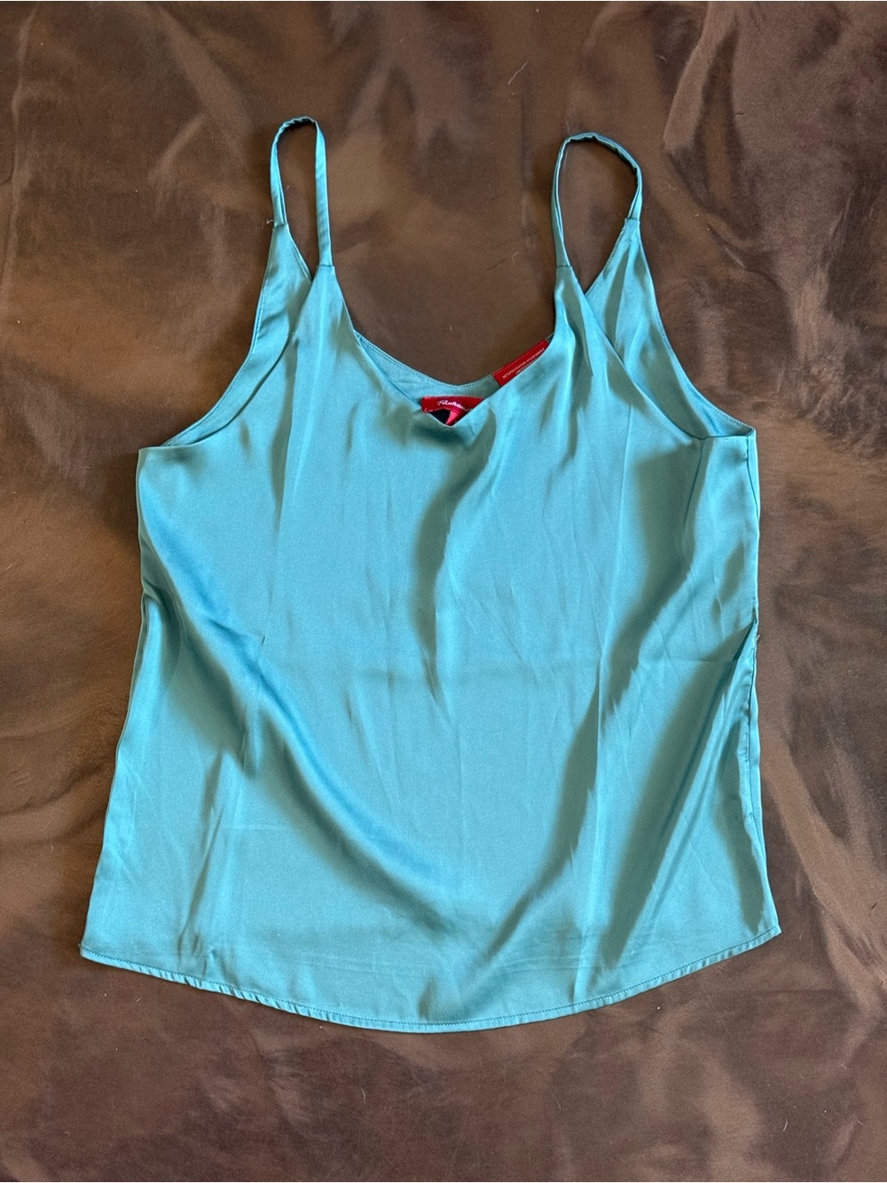Silky Turquoise Tank